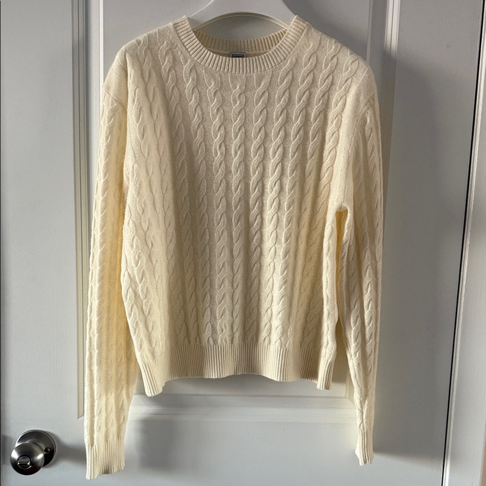 Toteme 100% cashmere Cable Knit Sweater